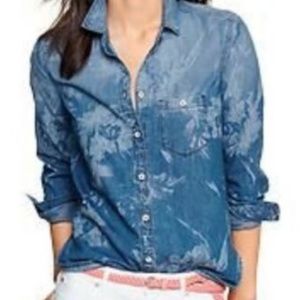 Gap - 1969 Floral Denim Shirt - Rare